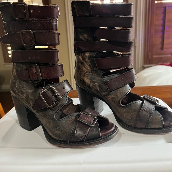 Freebird Distressed Sandals. Purchased at the Freebird store in Salt Lake City - Picture 2 of 11